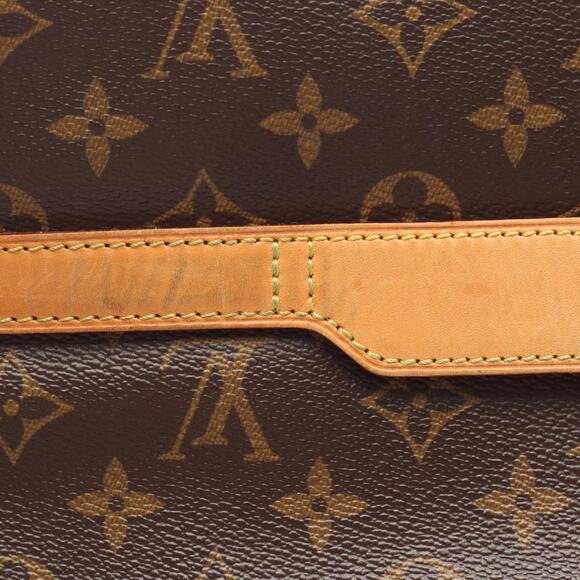 LOUIS VUITTON Authentic Brown Monogram Leather Shoulder Bag - Picture 9 of 13